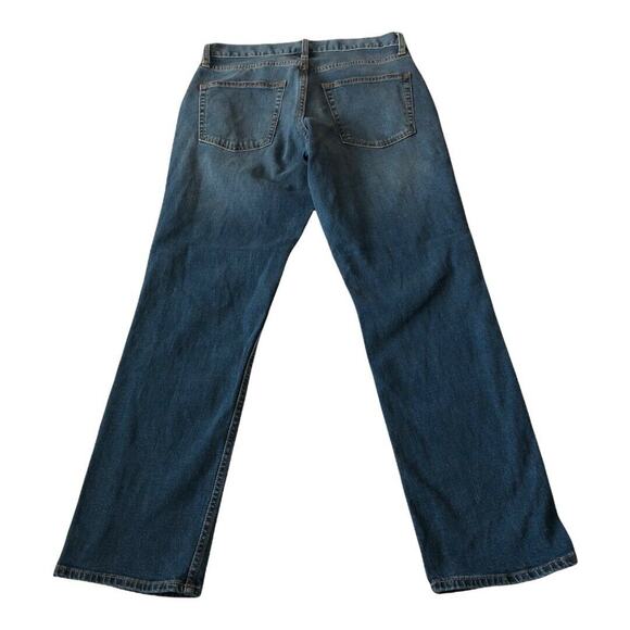Old Navy Mens Size 28 Straight Leg Built In Flex Denim Blue Jeans Inseam 29 inch - Picture 6 of 8